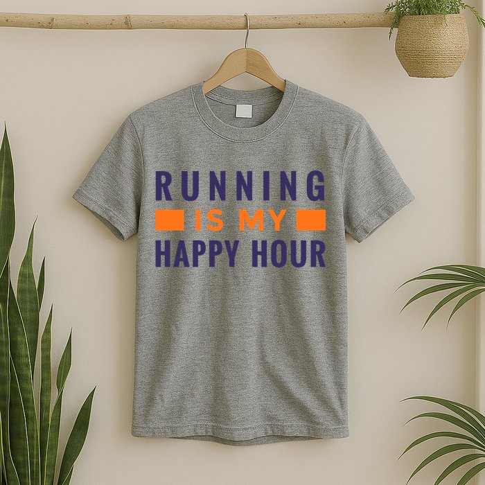 Running Is My Happy Hour T-Shirt