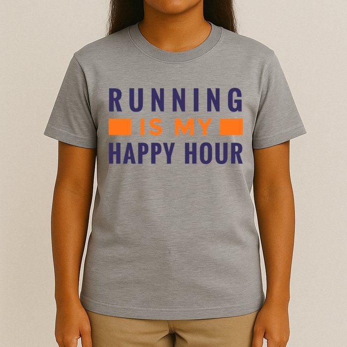 Running Is My Happy Hour T-Shirt
