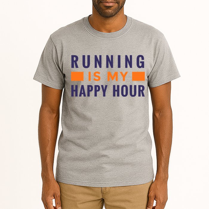 Running Is My Happy Hour Tall T-Shirt