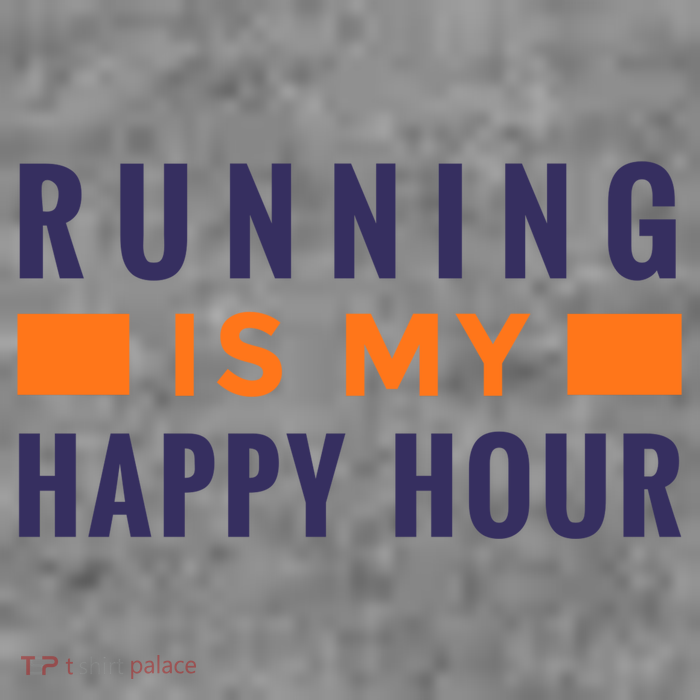 Running Is My Happy Hour Sustainable Beanie