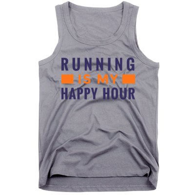 Running Is My Happy Hour Tank Top