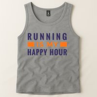 Running Is My Happy Hour Tank Top
