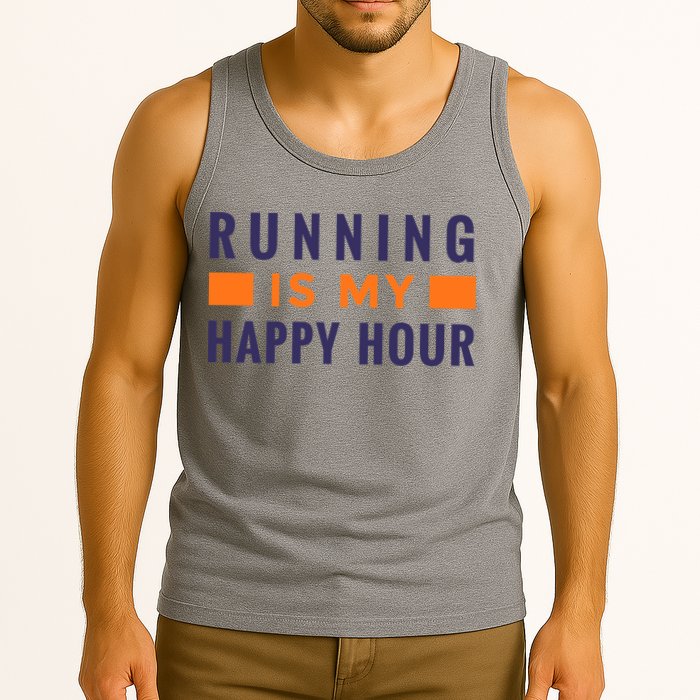 Running Is My Happy Hour Tank Top