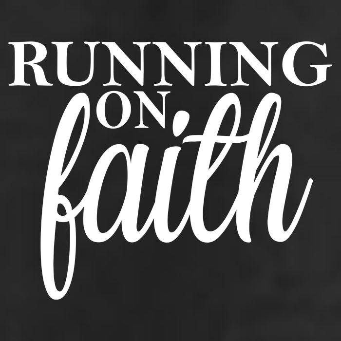 Running On Faith Golf Towel