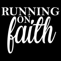 Running On Faith Ladies Long Sleeve Shirt