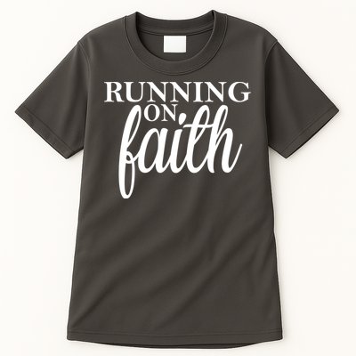 Running On Faith Tall T-Shirt