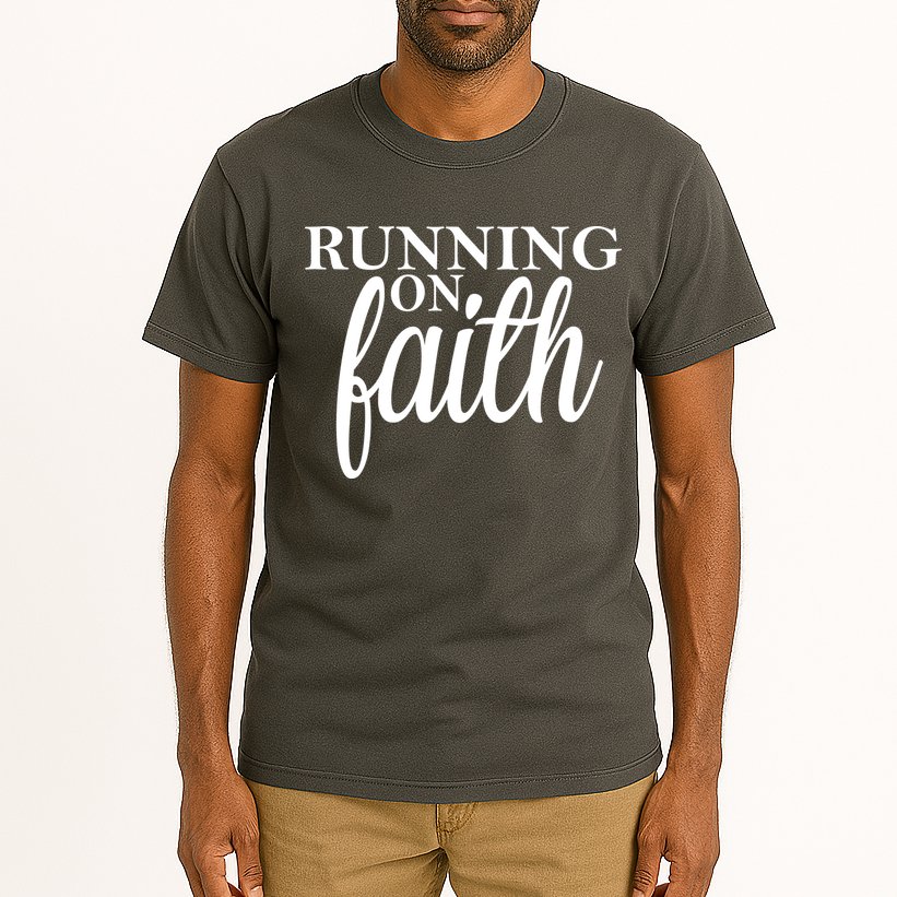 Running On Faith Tall T-Shirt