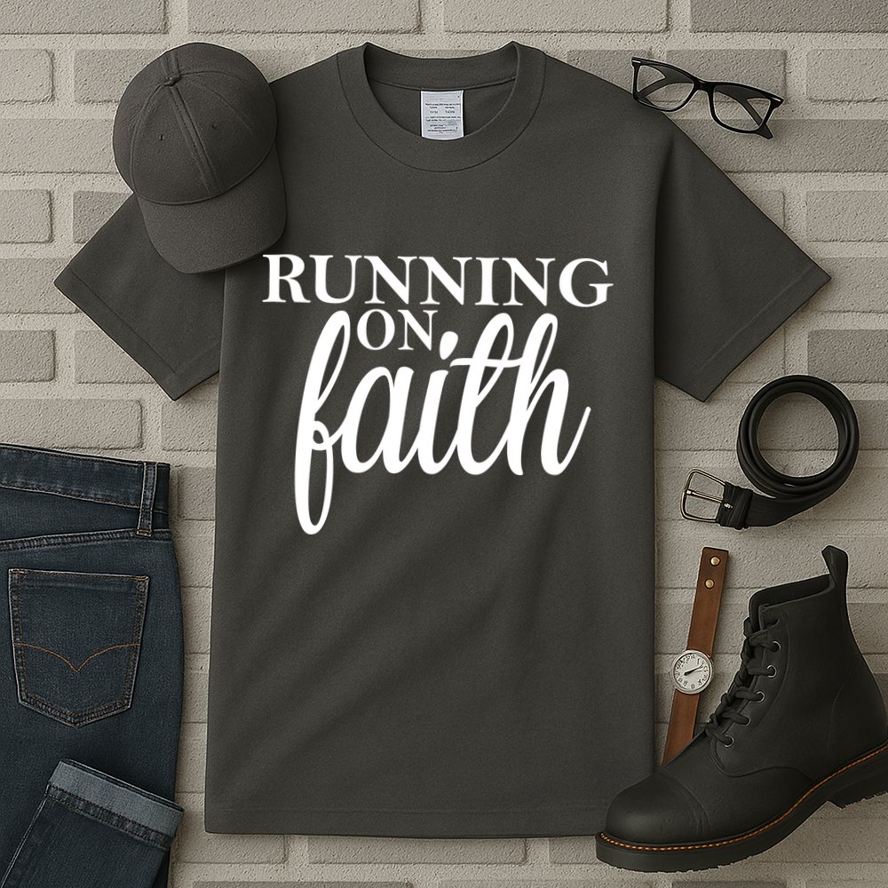 Running On Faith Tall T-Shirt