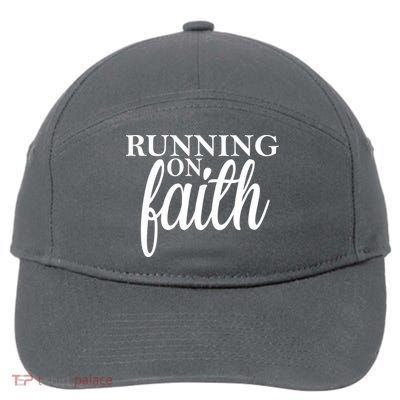 Running On Faith 7-Panel Snapback Hat