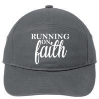 Running On Faith 7-Panel Snapback Hat