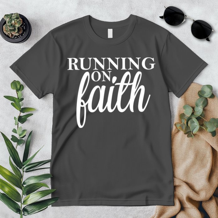 Running On Faith Premium T-Shirt