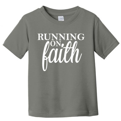 Running On Faith Toddler T-Shirt