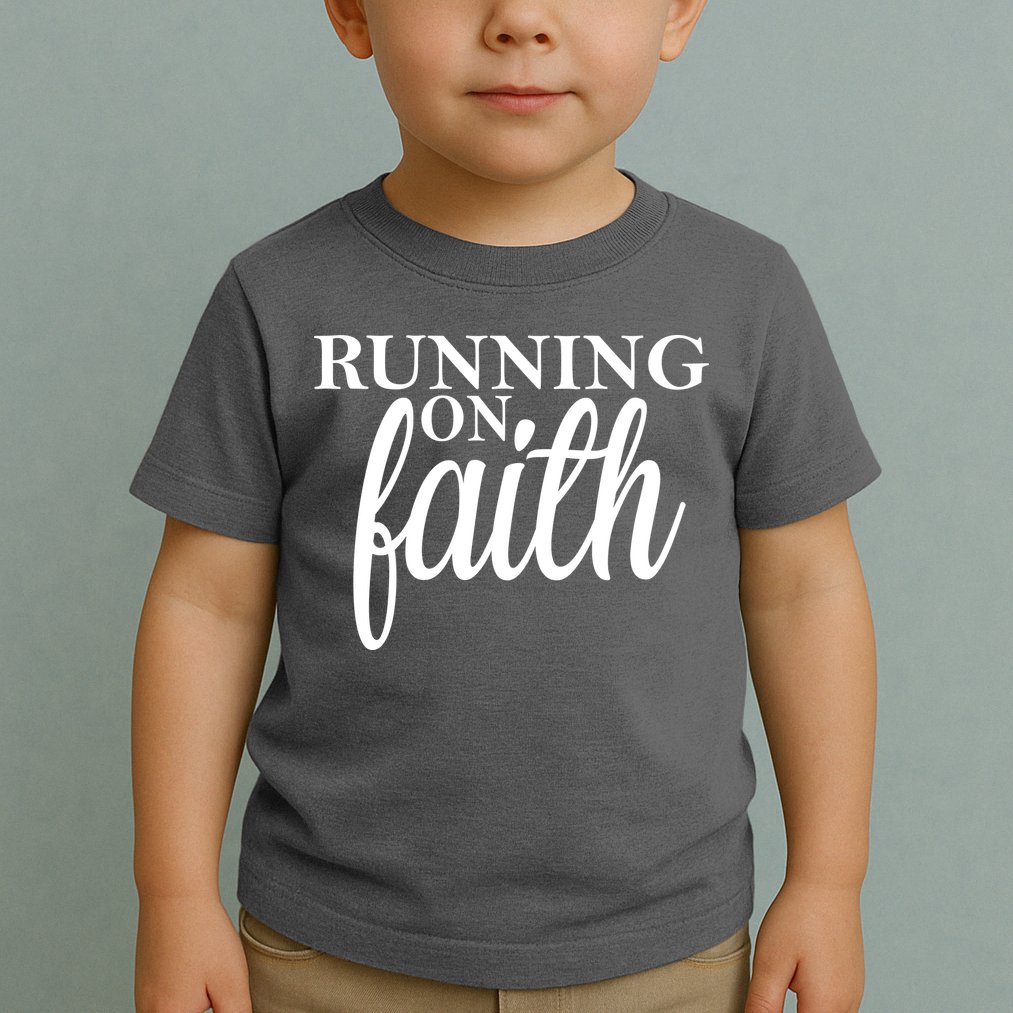 Running On Faith Toddler T-Shirt