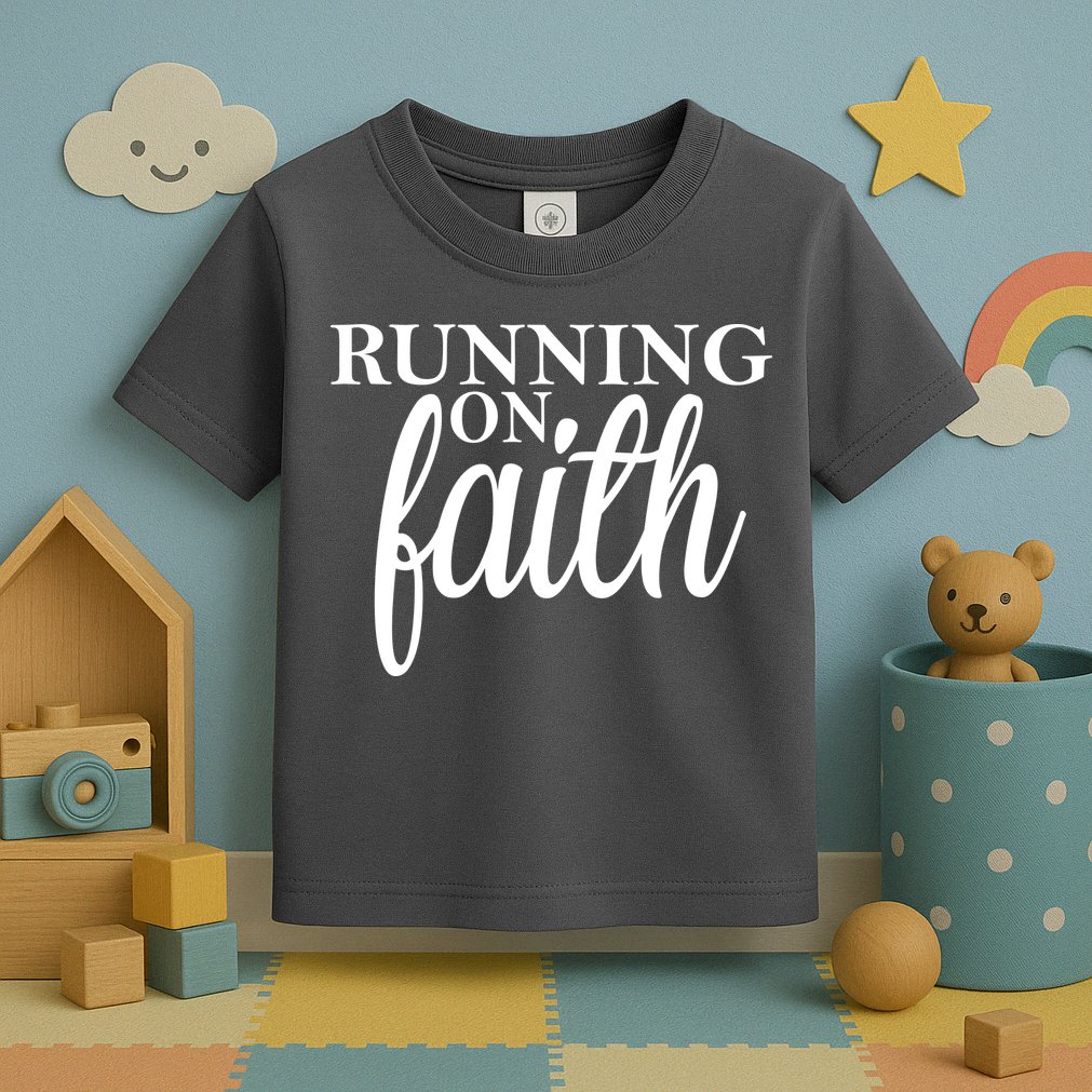 Running On Faith Toddler T-Shirt
