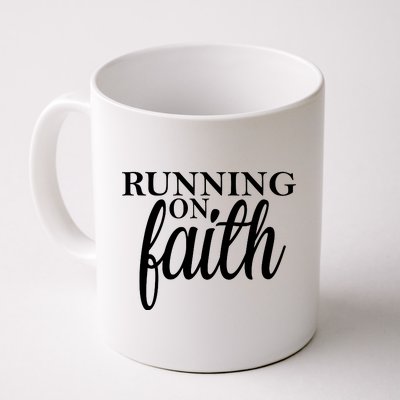 Running On Faith Coffee Mug