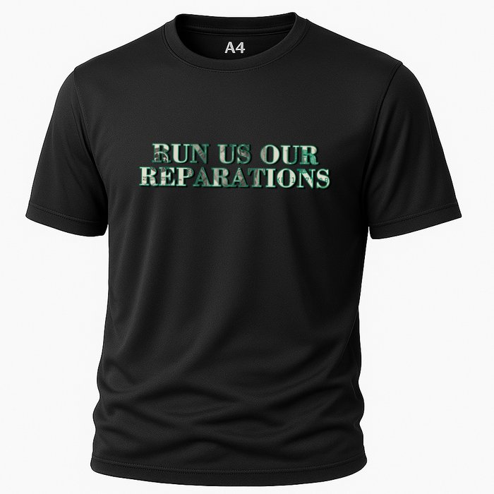 Run Us Our Reparations Cooling Performance Crew T-Shirt
