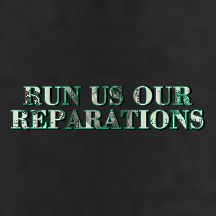 Run Us Our Reparations Adult Drive Performance Visor