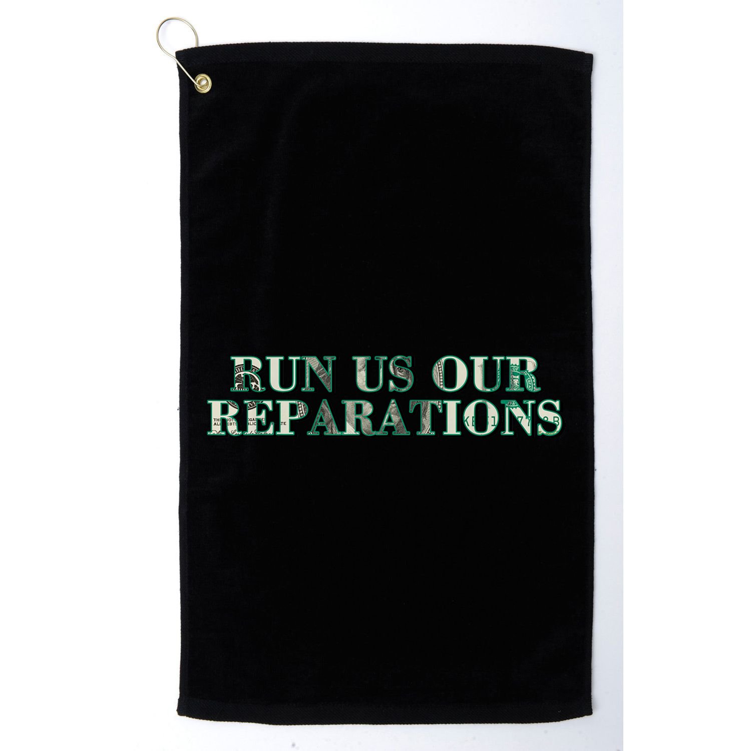 Run Us Our Reparations Golf Towel