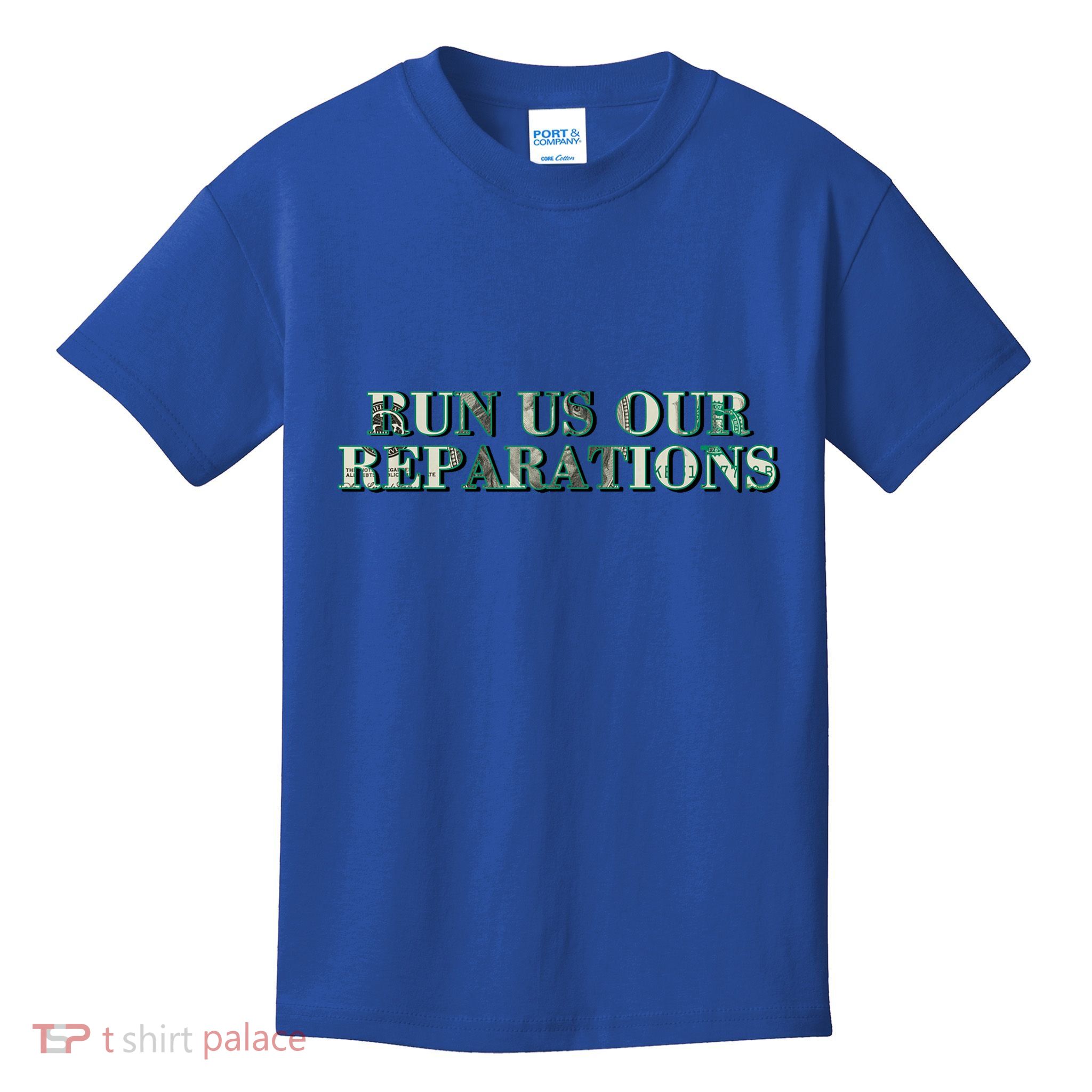 Run Us Our Reparations Kids T-Shirt