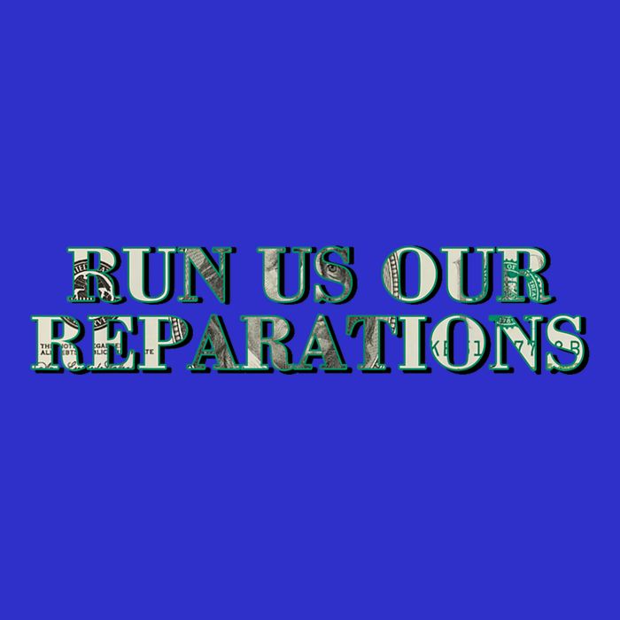 Run Us Our Reparations Zip Tote Bag