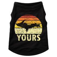Retro Upper Peninsula UP Yours Yooper Pride Michigan Roots Doggie Tank
