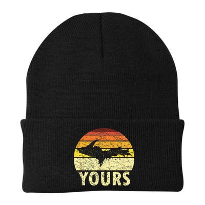 Retro Upper Peninsula UP Yours Yooper Pride Michigan Roots Beanie