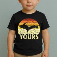 Retro Upper Peninsula UP Yours Yooper Pride Michigan Roots Toddler T-Shirt