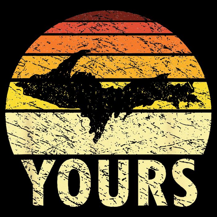 Retro Upper Peninsula UP Yours Yooper Pride Michigan Roots Toddler T-Shirt