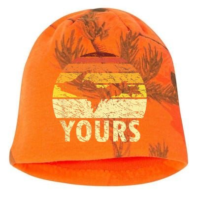 Retro Upper Peninsula UP Yours Yooper Pride Michigan Roots Kati - Camo Knit Beanie