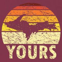 Retro Upper Peninsula UP Yours Yooper Pride Michigan Roots 16oz Travel Tumbler