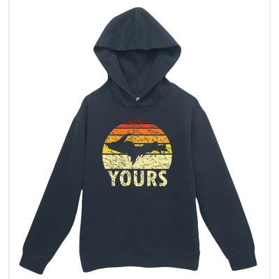 Retro Upper Peninsula Up Yours Yooper Pride Michigan Roots Urban Pullover Hoodie