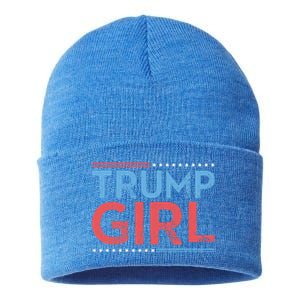 Republican Usa Pride Patriot Election Trump Cool Gift Sustainable Knit Beanie