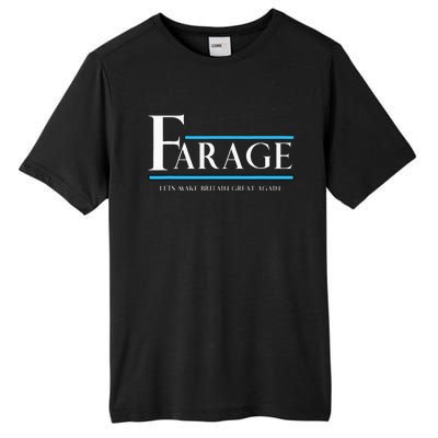 Reform Uk Party Nigel Farage Election Support Tall Fusion ChromaSoft Performance T-Shirt