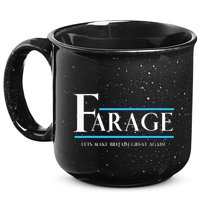 Reform Uk Party Nigel Farage Election Support 15oz Campfire Ceramic Mug