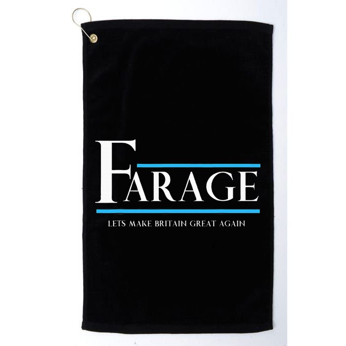 Reform Uk Party Nigel Farage Election Support Golf Towel