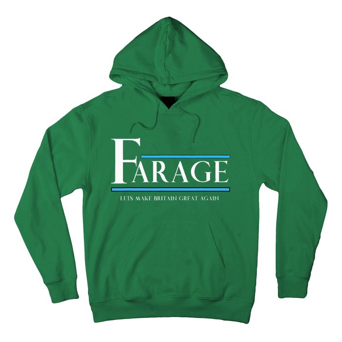 Reform Uk Party Nigel Farage Election Support Hoodie