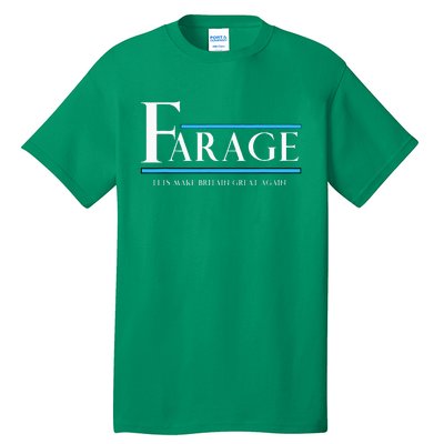 Reform Uk Party Nigel Farage Election Support Tall T-Shirt