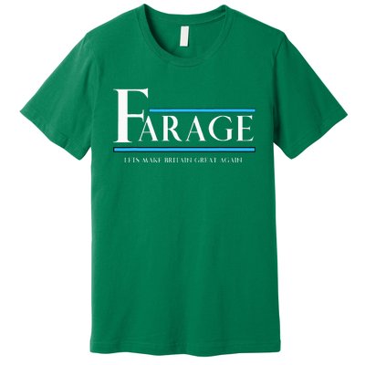 Reform Uk Party Nigel Farage Election Support Premium T-Shirt