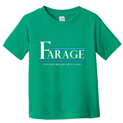 Reform Uk Party Nigel Farage Election Support Toddler T-Shirt
