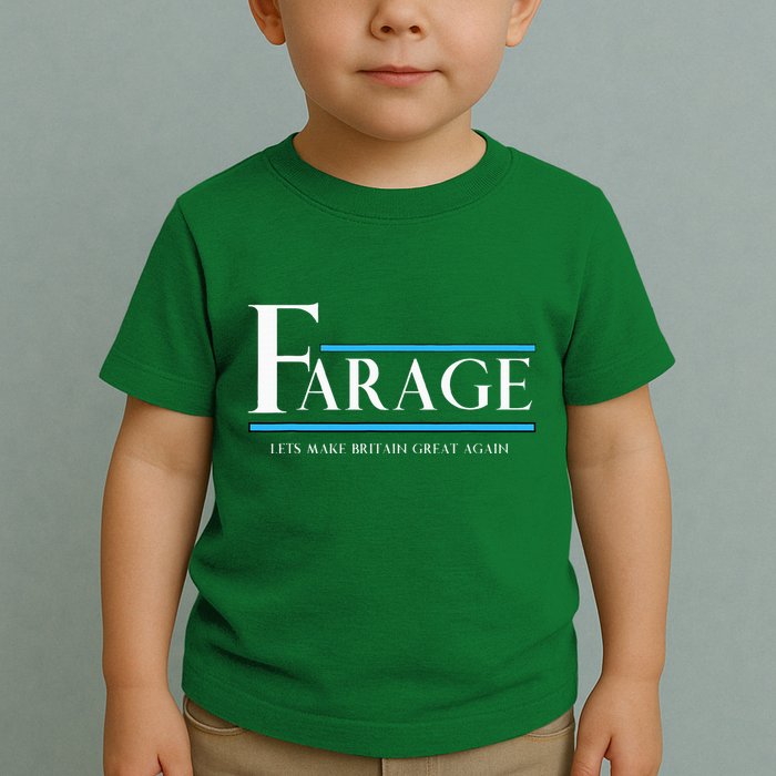 Reform Uk Party Nigel Farage Election Support Toddler T-Shirt
