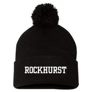 Rockhurst University Pom Pom 12in Knit Beanie