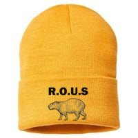 Rous Unusual Rodent Capybara Sustainable Knit Beanie