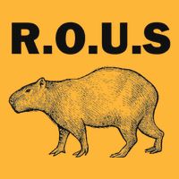 Rous Unusual Rodent Capybara Pom Pom 12in Knit Beanie