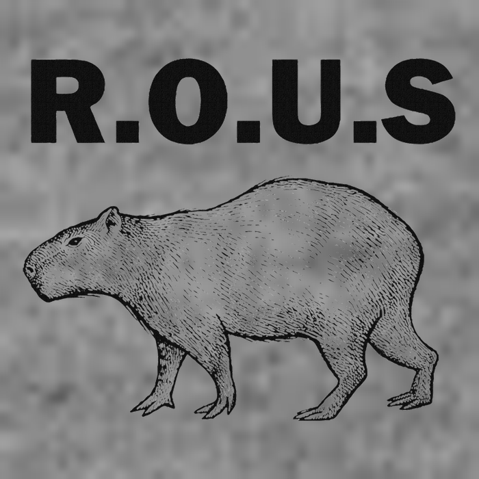 Rous Unusual Rodent Capybara 7-Panel Snapback Hat