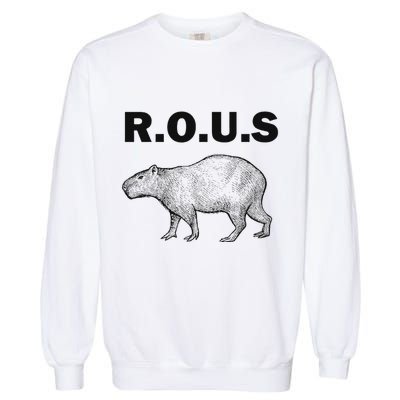 Rous Unusual Rodent Capybara Garment-Dyed Sweatshirt