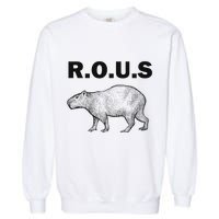 Rous Unusual Rodent Capybara Garment-Dyed Sweatshirt