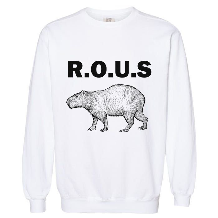 Rous Unusual Rodent Capybara Garment-Dyed Sweatshirt