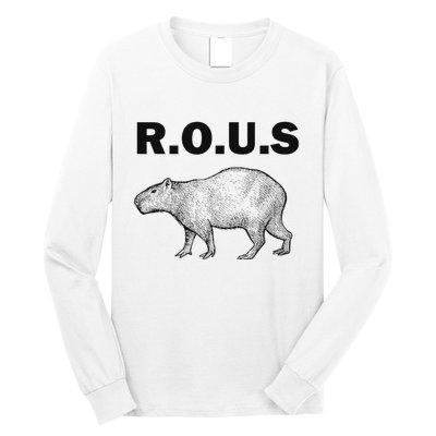 Rous Unusual Rodent Capybara Long Sleeve Shirt