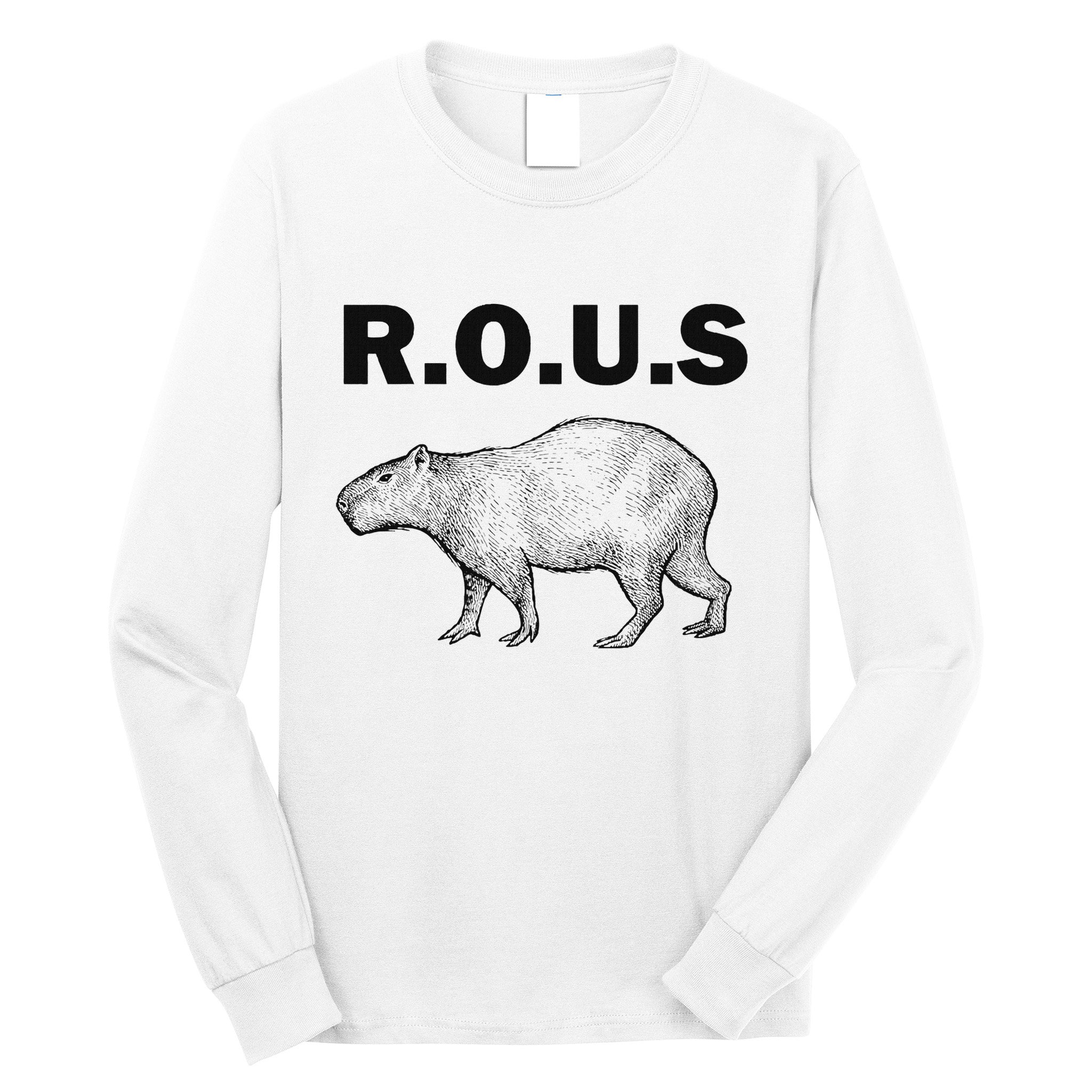 Rous Unusual Rodent Capybara Long Sleeve Shirt