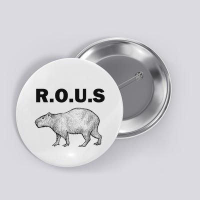 Rous Unusual Rodent Capybara Button